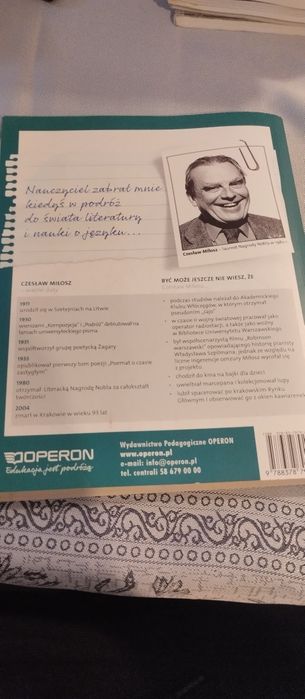 Podręcznik do Języka Polskiego zakres podstawowy i rozszerzony
