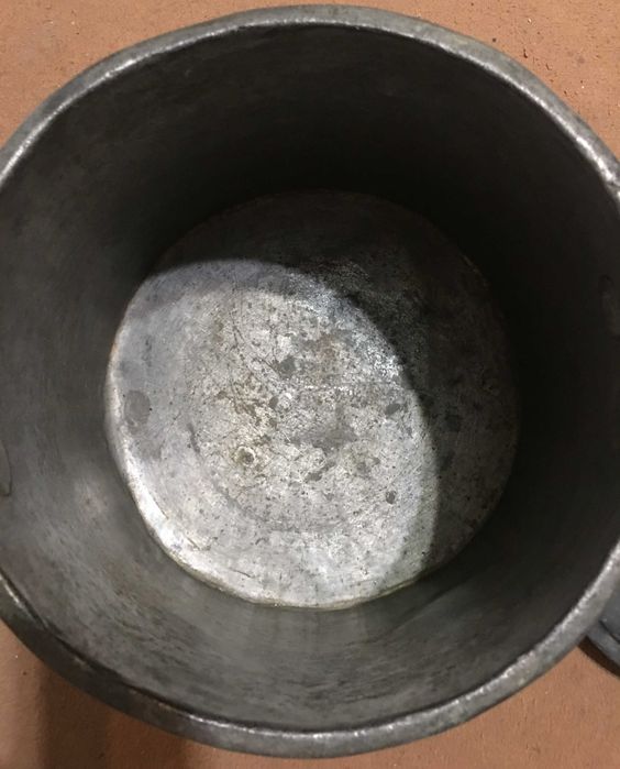 Panela café antiga metal vintage