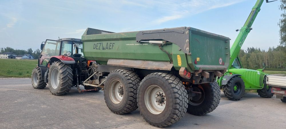 Przyczepa wywrotka 16 ton nie joskin pronar wielton tandem skorupowa