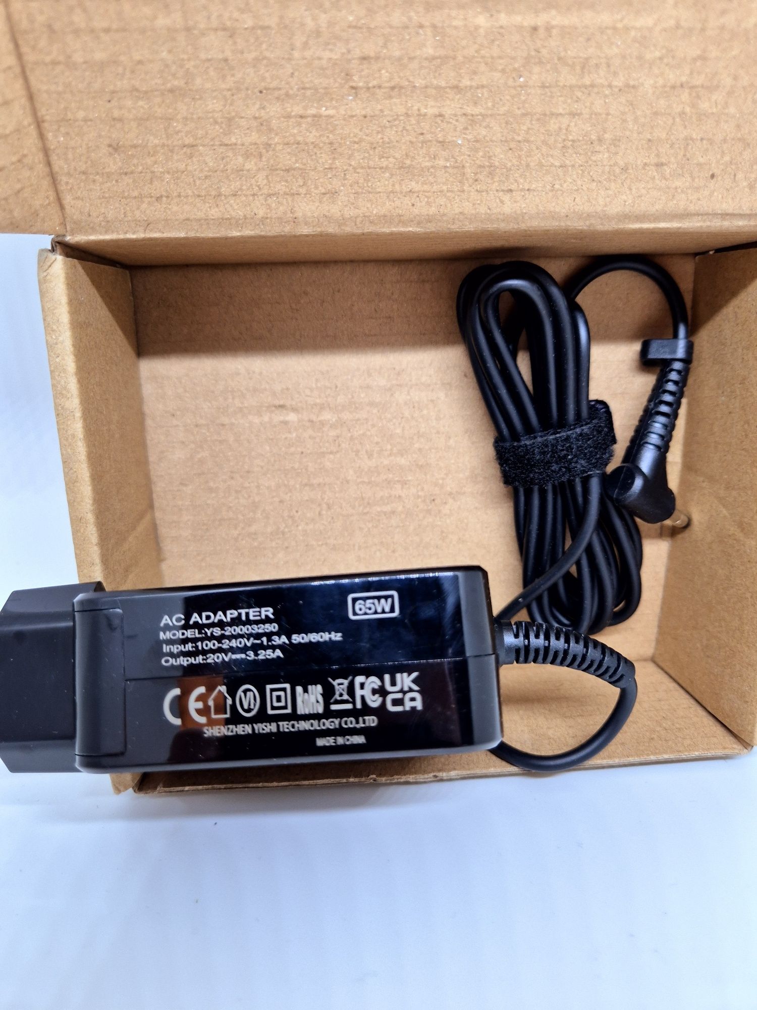 Ac adapter nowy 65 wat ładowarka do laptopa