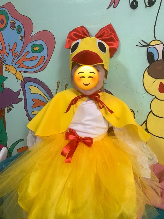 Костюм вовчика , промінчика, жабки , гусака, курочки та зайчика