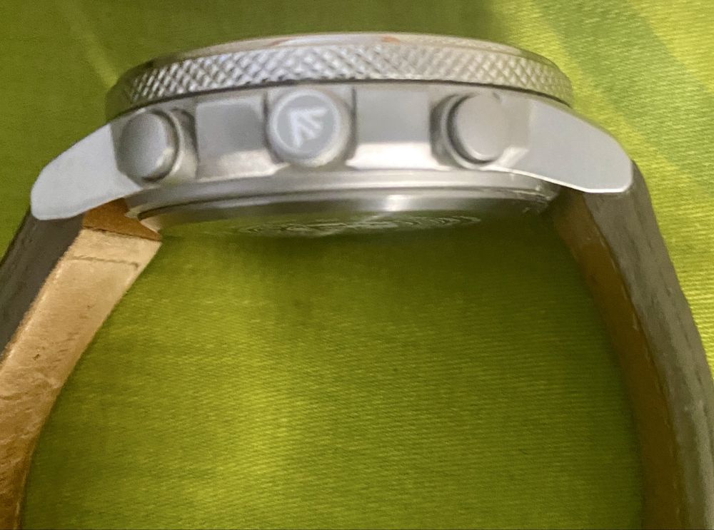 Relogio Citizen Pilot cronografo Eco Drive ,45 mm ,lindo