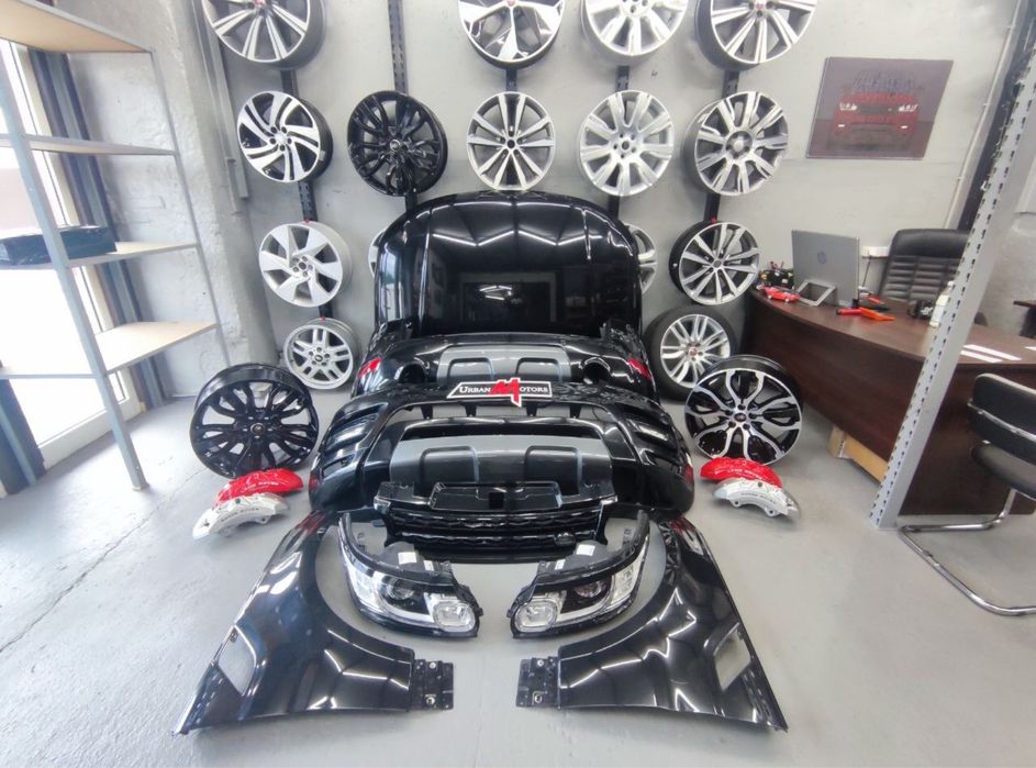 Land Rover Range Rover Sport капот бампер фара