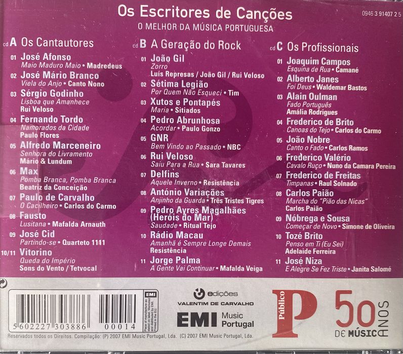Conjunto de 7Cds.