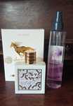 Zestaw perfum plus naszyjnik