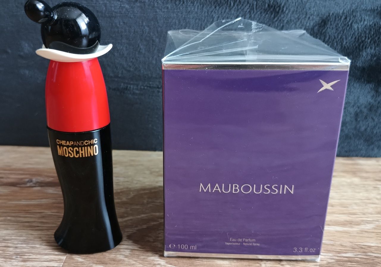 Zestaw perfum Moschino i Maubossin