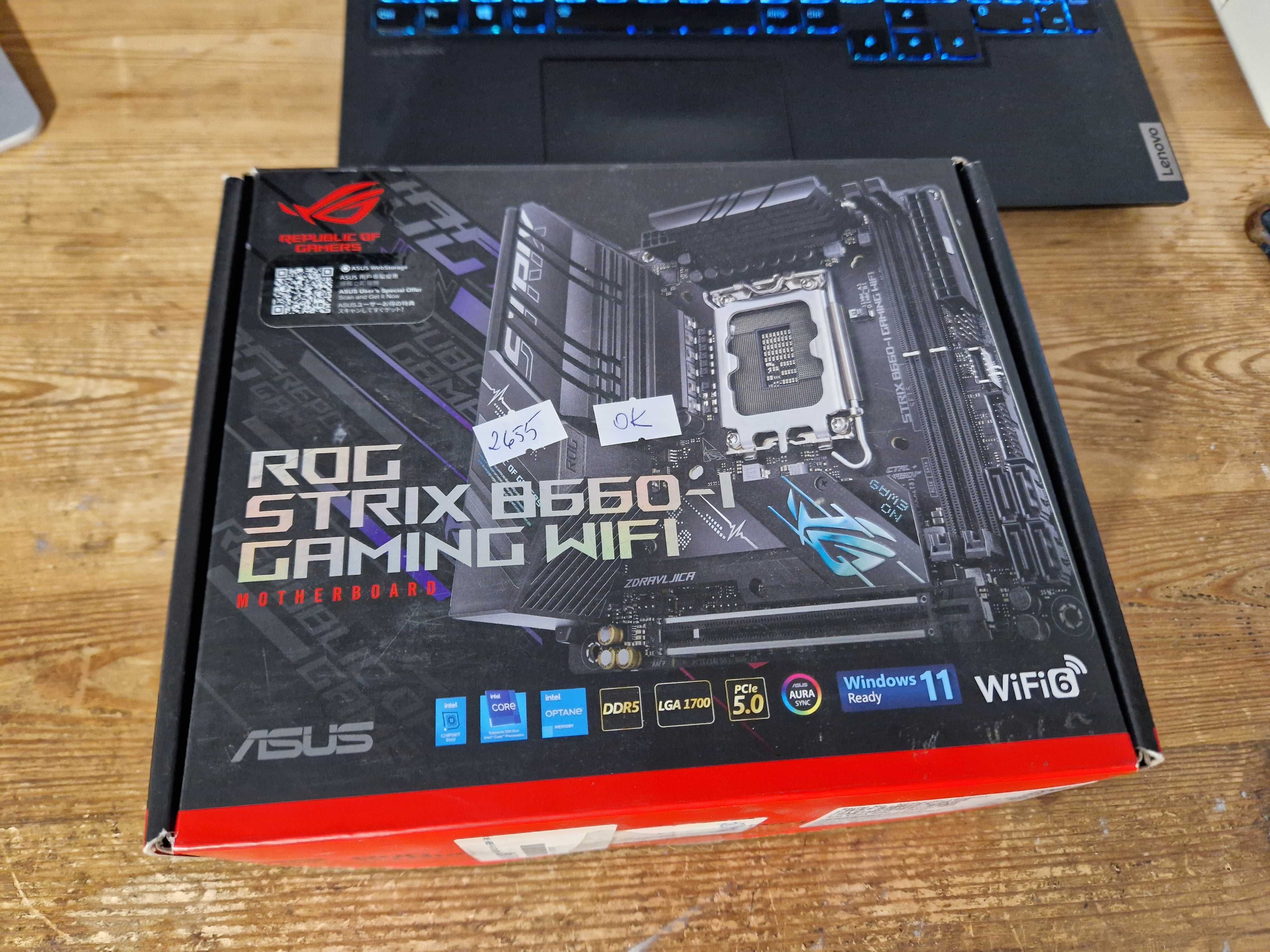 Asus rog strix B660-I GAMING WIFI (2655)