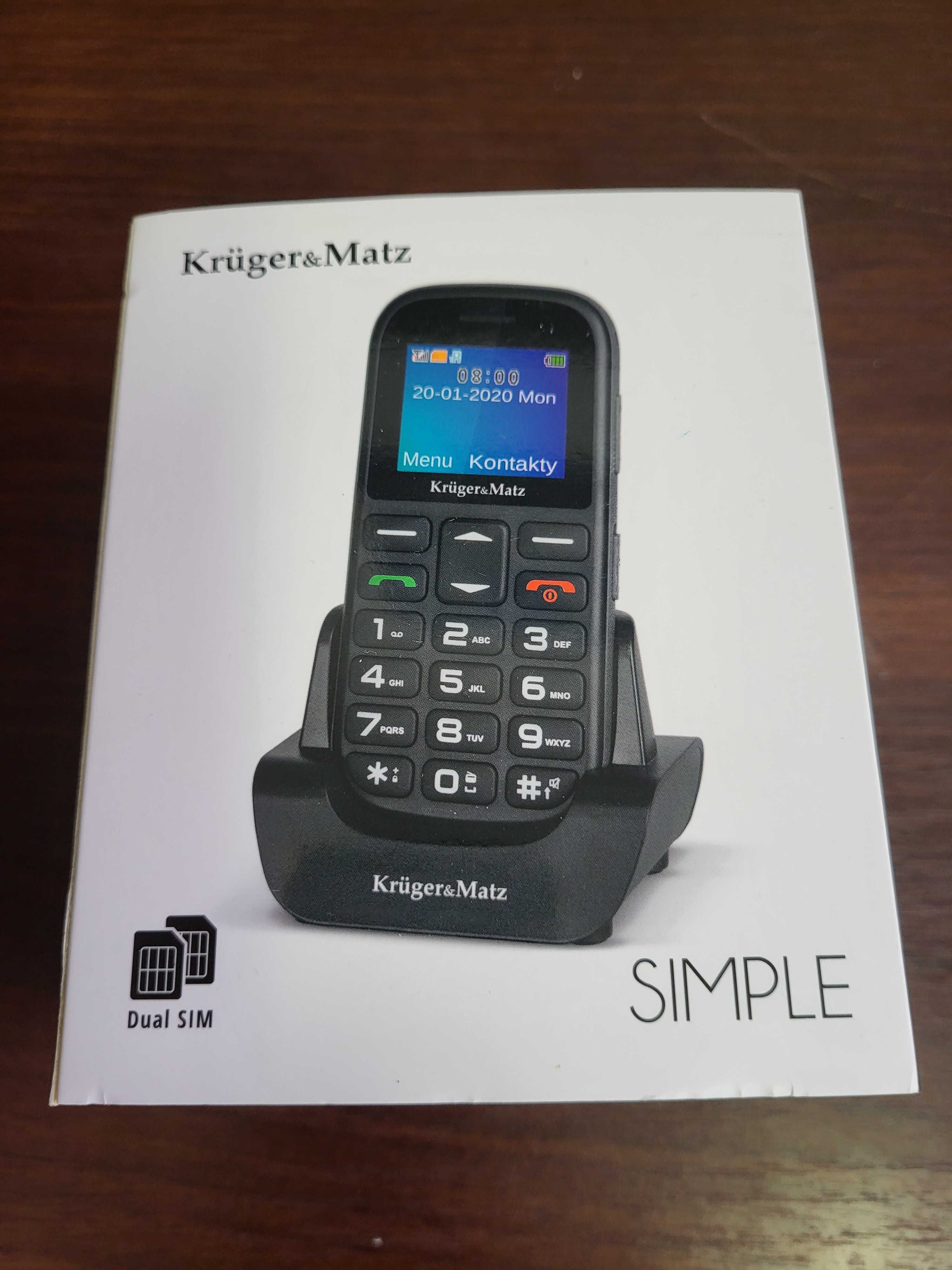 Telefon dla seniora Kruger&Matz Simple 920