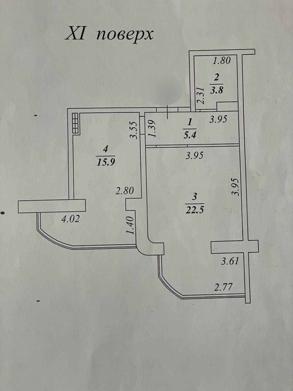 Продам 1 кімн. ЖК Острови 48 м, ремонт. Терміново.