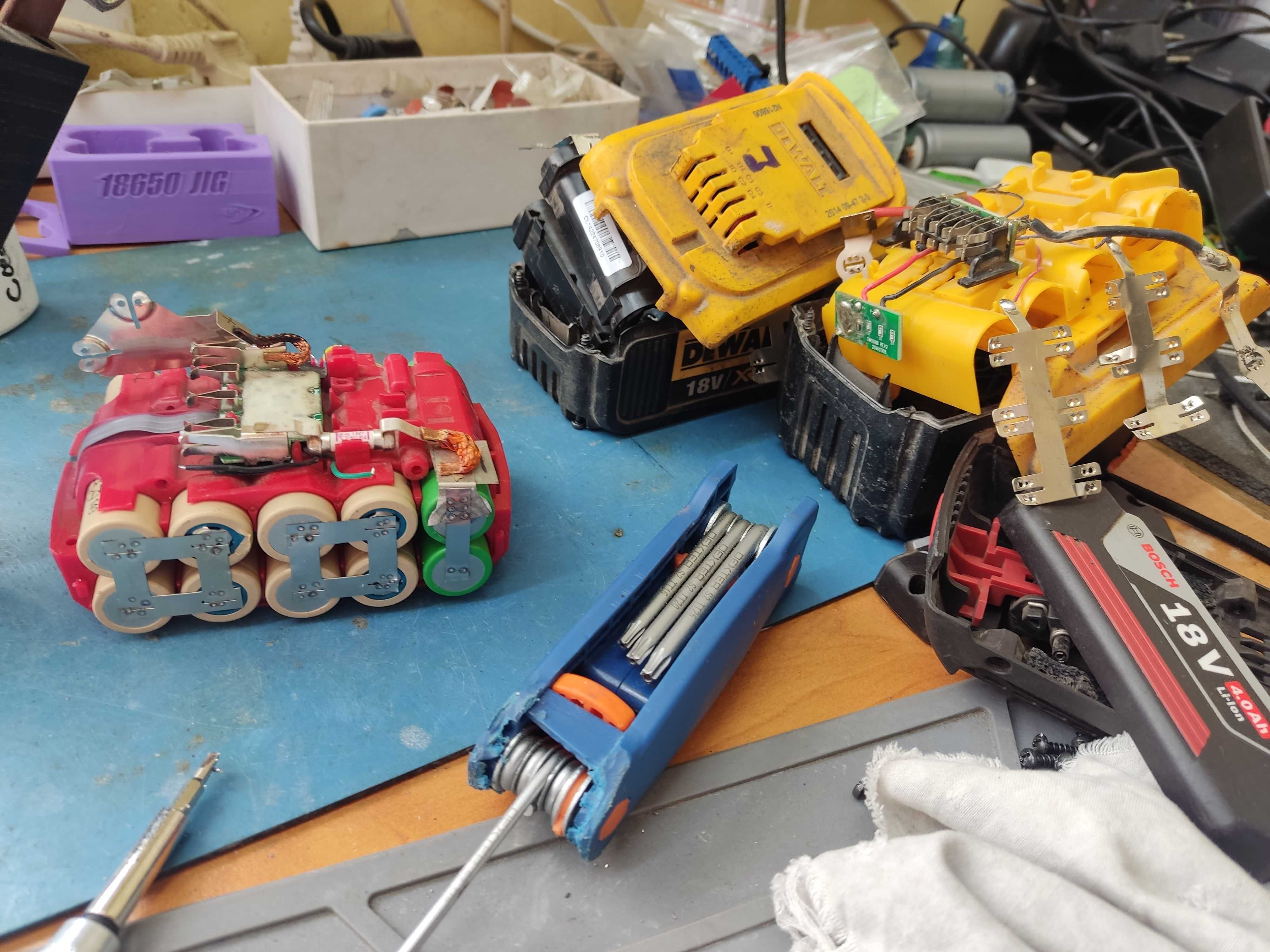 NAPRAWA BATERII Skil Hitachi Hyundai HIKOKI Aeg Sthor Worx JCB
