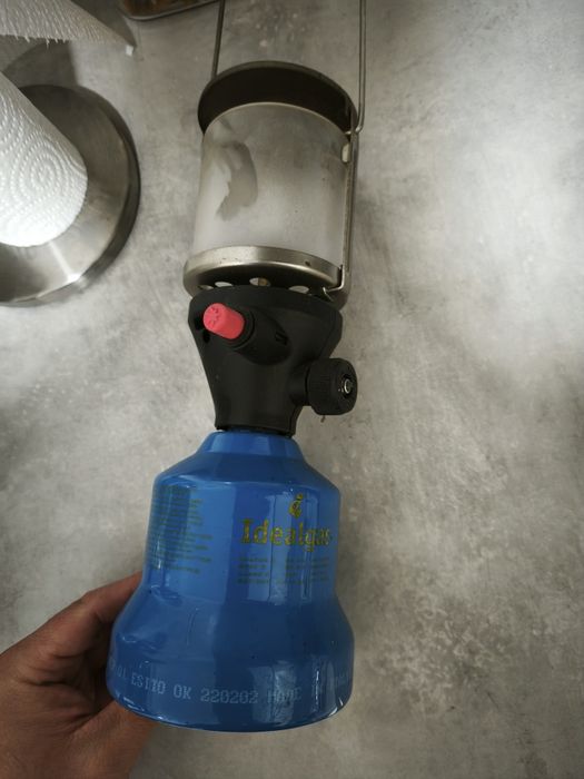 Candeeiro cartucho gás butano portátil/ campismo/emergência Idealgas