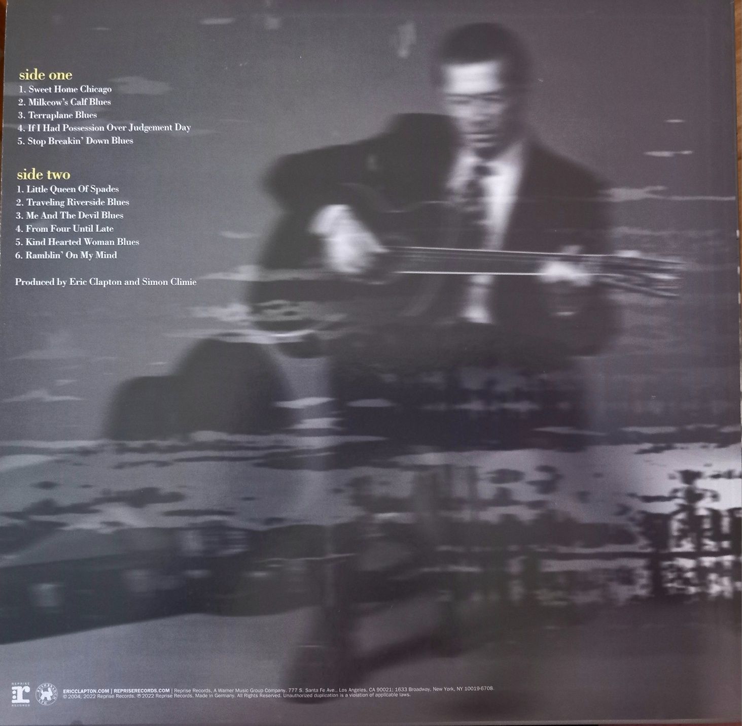 Eric Clapton Sessions For Robert J LP Winyl Album Ger 2022 MN