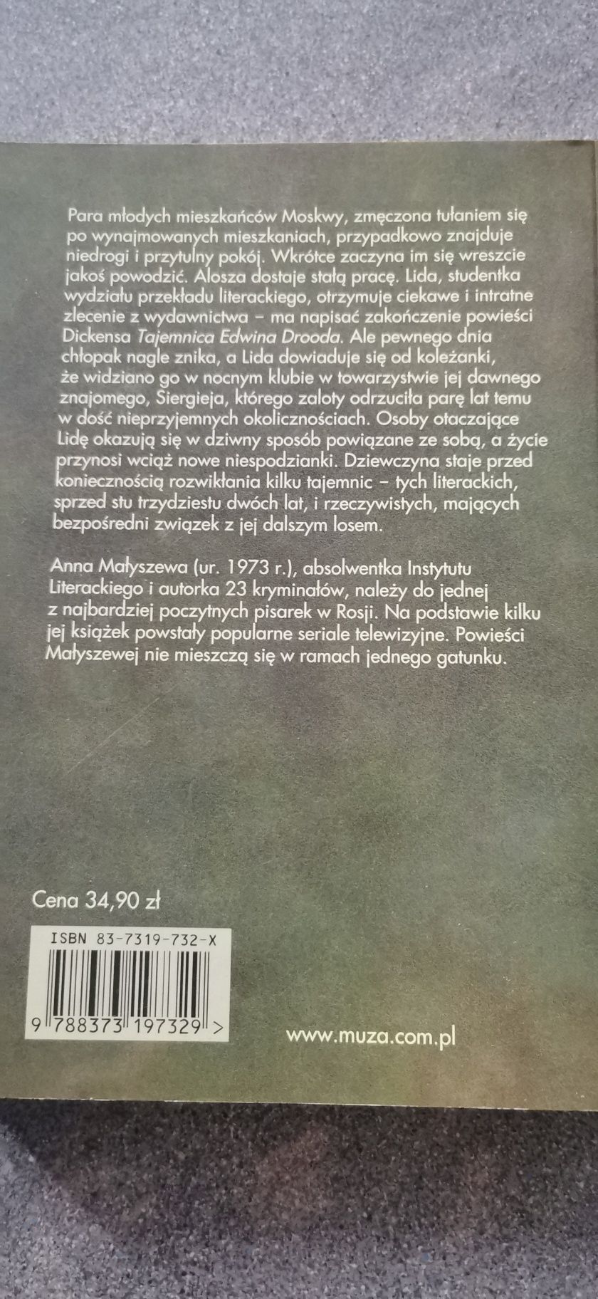 Miłość zimniejsza od śmierci Anna Małyszewa