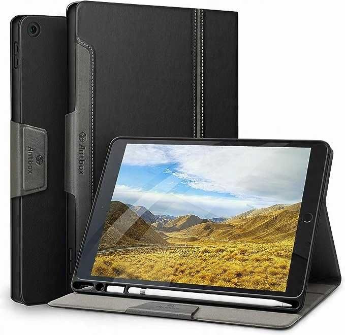 Skórzane Etui Antbox do iPada iPod 10.2 (9. / 8. / 7.generacji) czarne