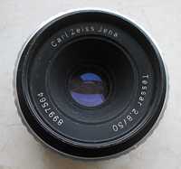 Объектив Carl Zeiss Jena Tessar 2.8 50 mm   Zebra