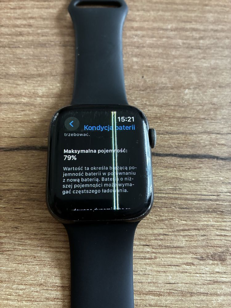 Apple Watch SE 44, uszkodzony