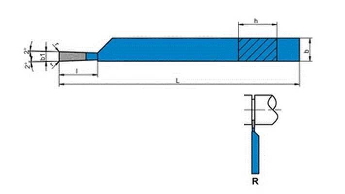 Nóż tokarski przecinak ISO7R NNPa-c 32x20mm