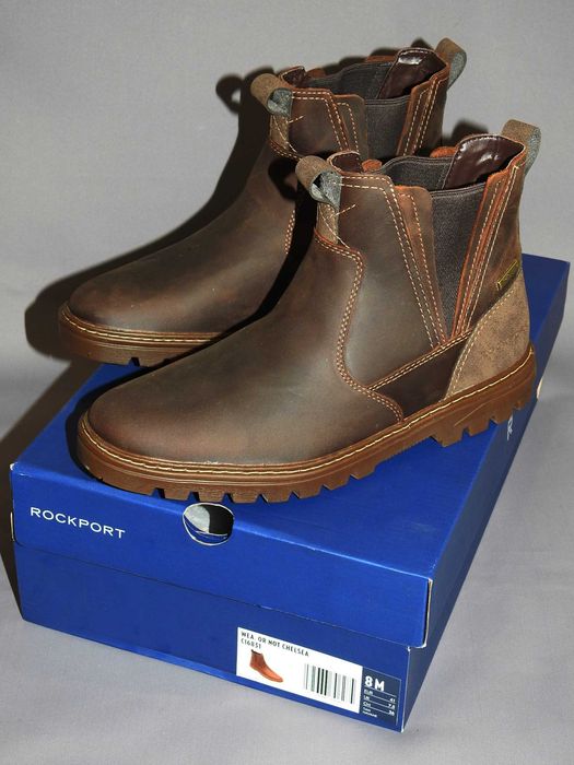 Rockport Chelsea Boot Waterproof Новые кожаные ботинки сапоги 40