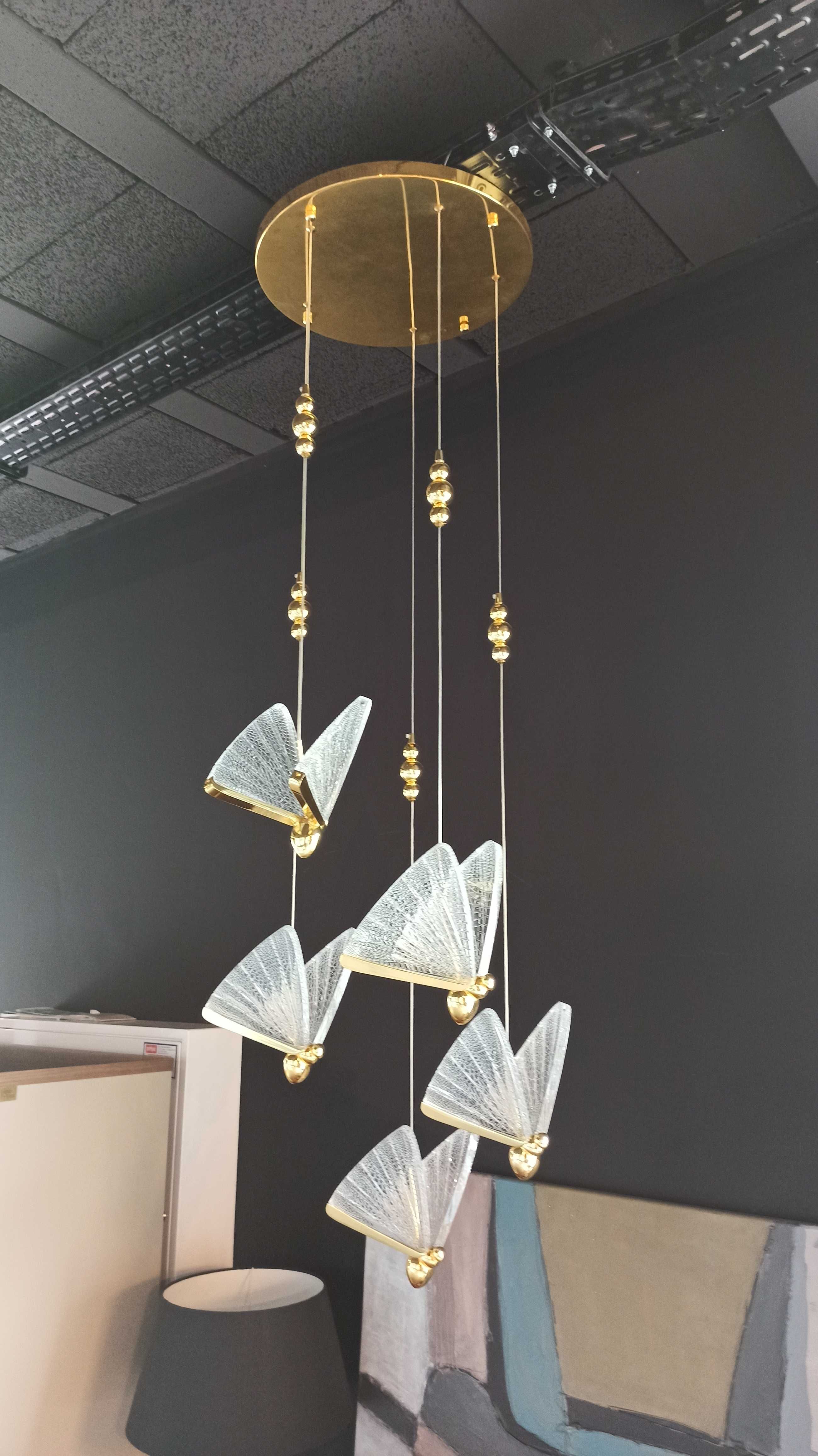 lampa wisząca Bee lamp 5 złota z ekspozycji