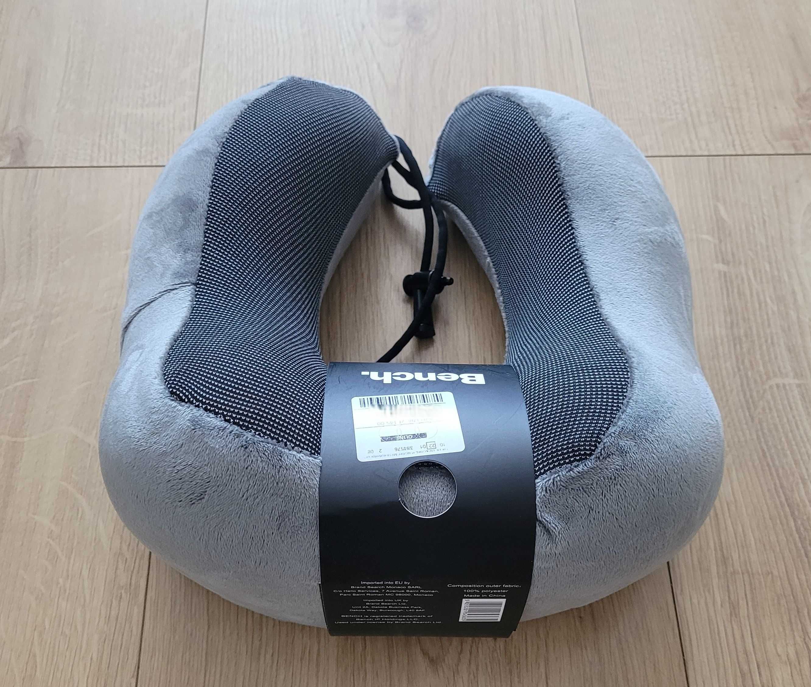 Poduszka podróżna turystyczna rogal na szyję (Memory Foam) Bench