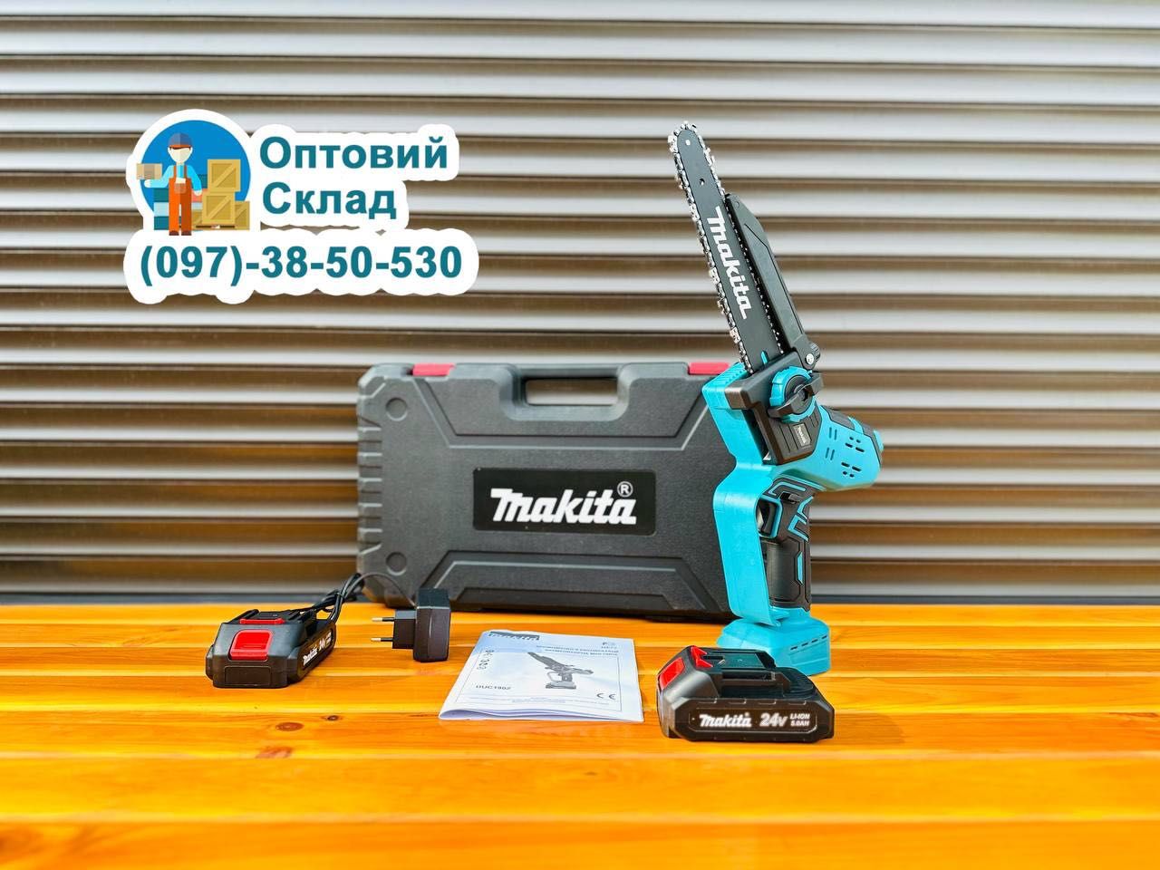 Аккумуляторная акумуляторна пила Makita DUC190Z сучкорез 20см 24V 5A