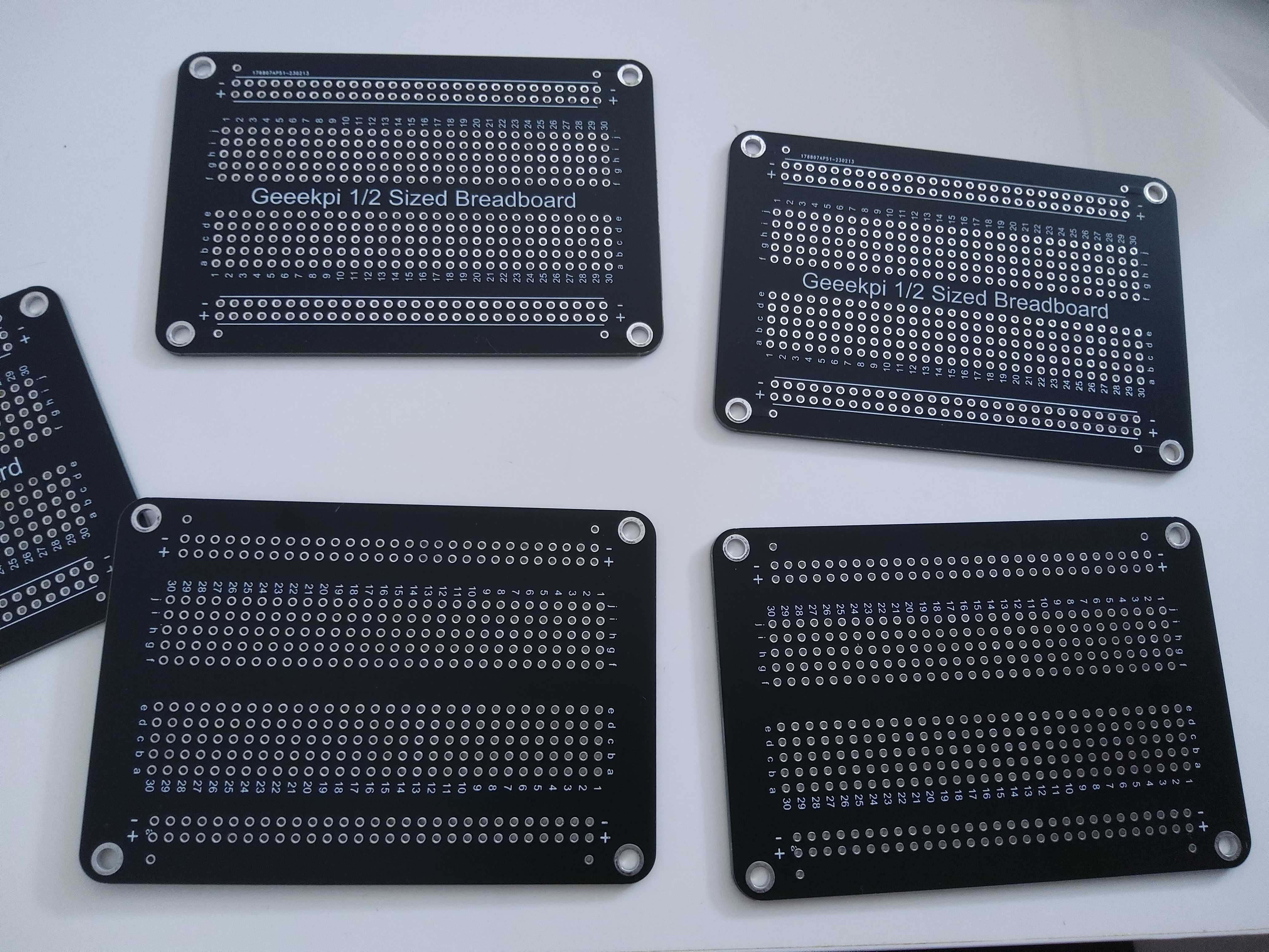GeeekPi Zestaw 5 szt. proto płytka prototypowa PCB pozłacana