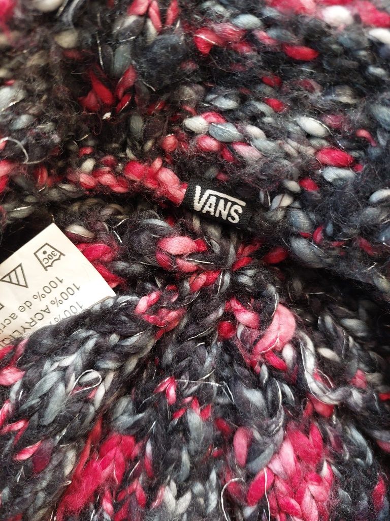 Kolorowy beret,czapka z daszkiem. Vans.