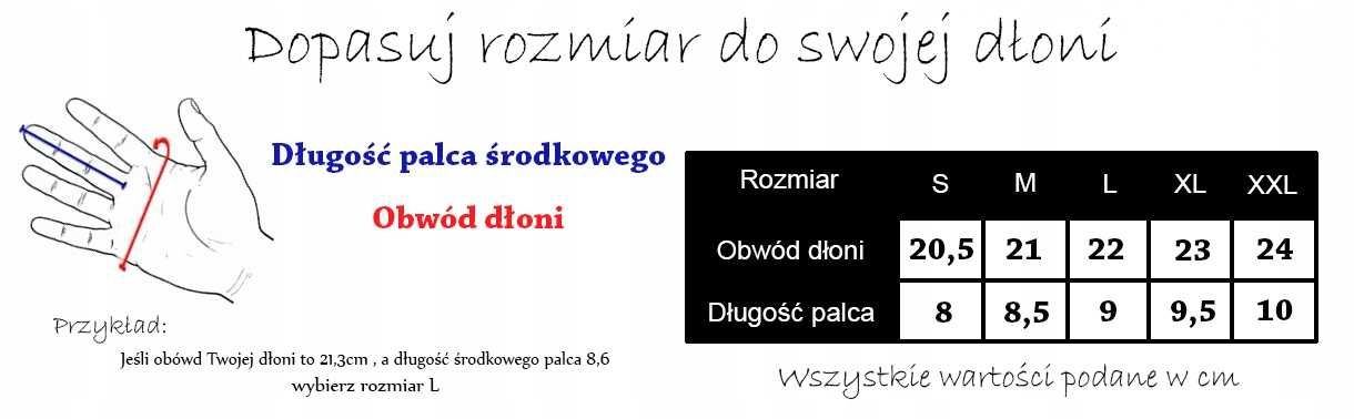 Rękawiczki Zimowe ciepłe Antypoślizgowe XL do Ekranów Miękkie