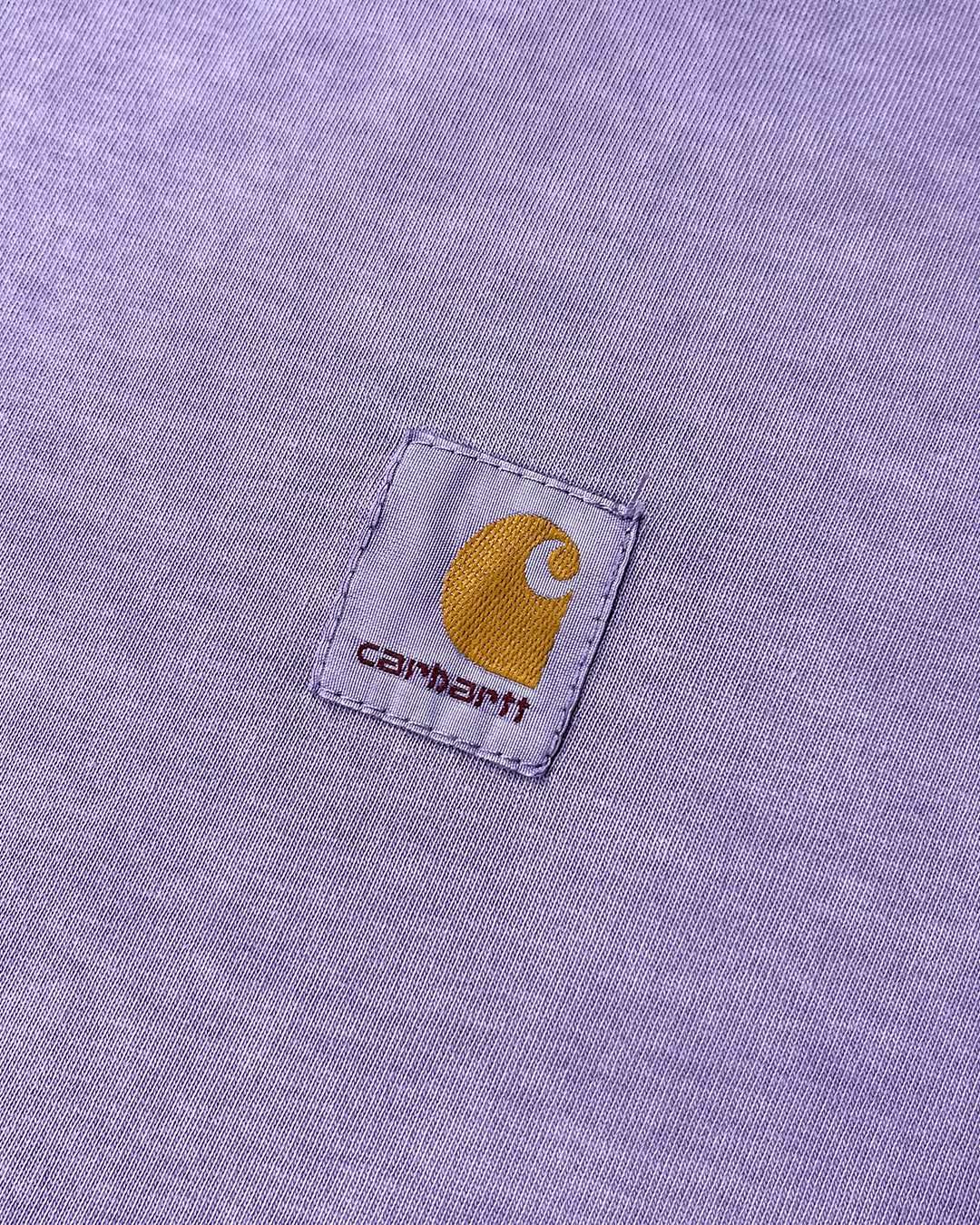 Футболка Carhartt WIP Basic T-Shirt Washed Purple