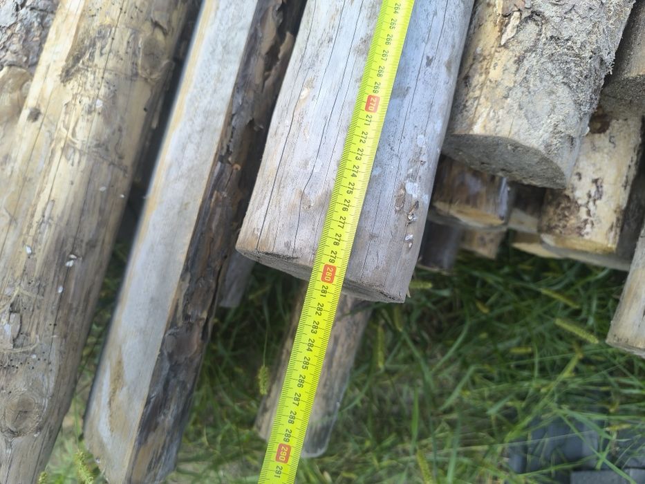 Stemple budowlane drewniane