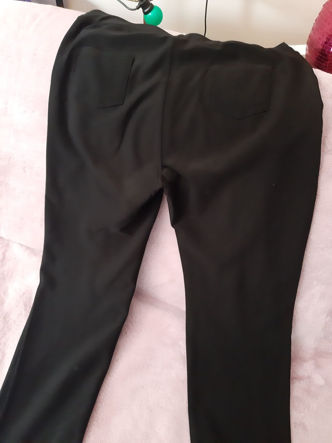 Spodnie czarne xxl Slim tkmaxx spodenki oversize wiosna rurki