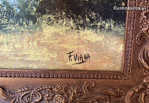 Quadro artista conceituado F Viana