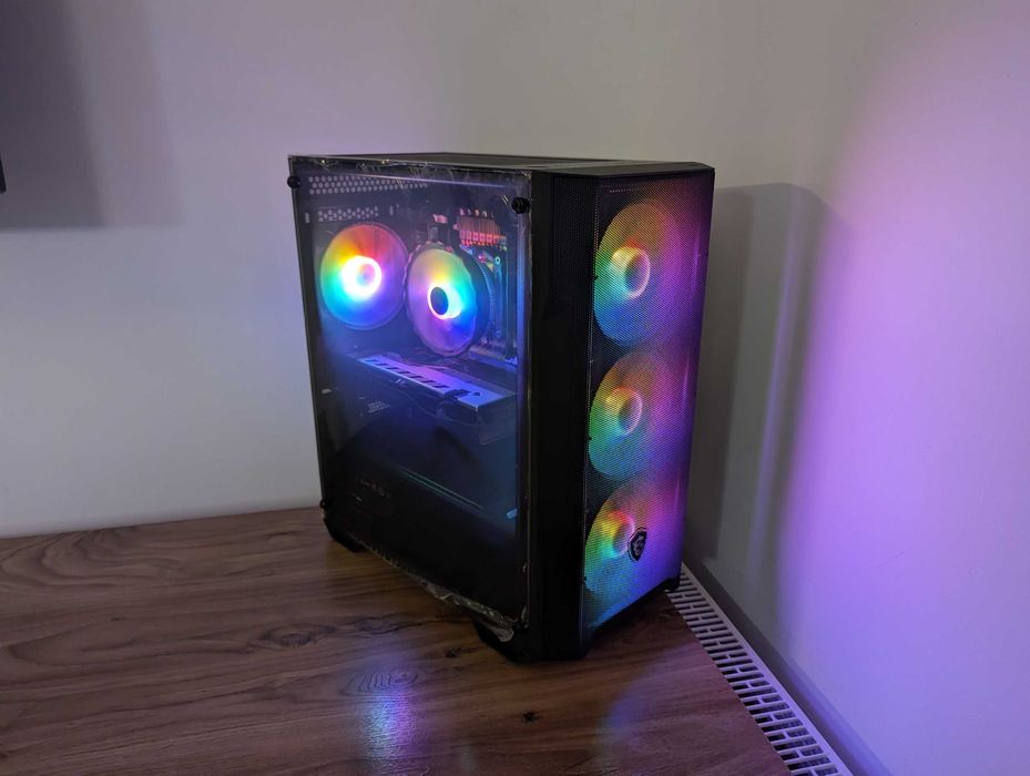 Komputer do Gier Intel Xeon I7 RX 570 8GB SSD 500GB RAM 32GB MSI RGB