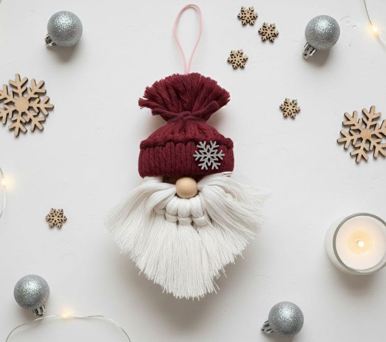 Ręcznie robione Mikołaje: Max i Leon - wyjątkowy prezent świąteczny