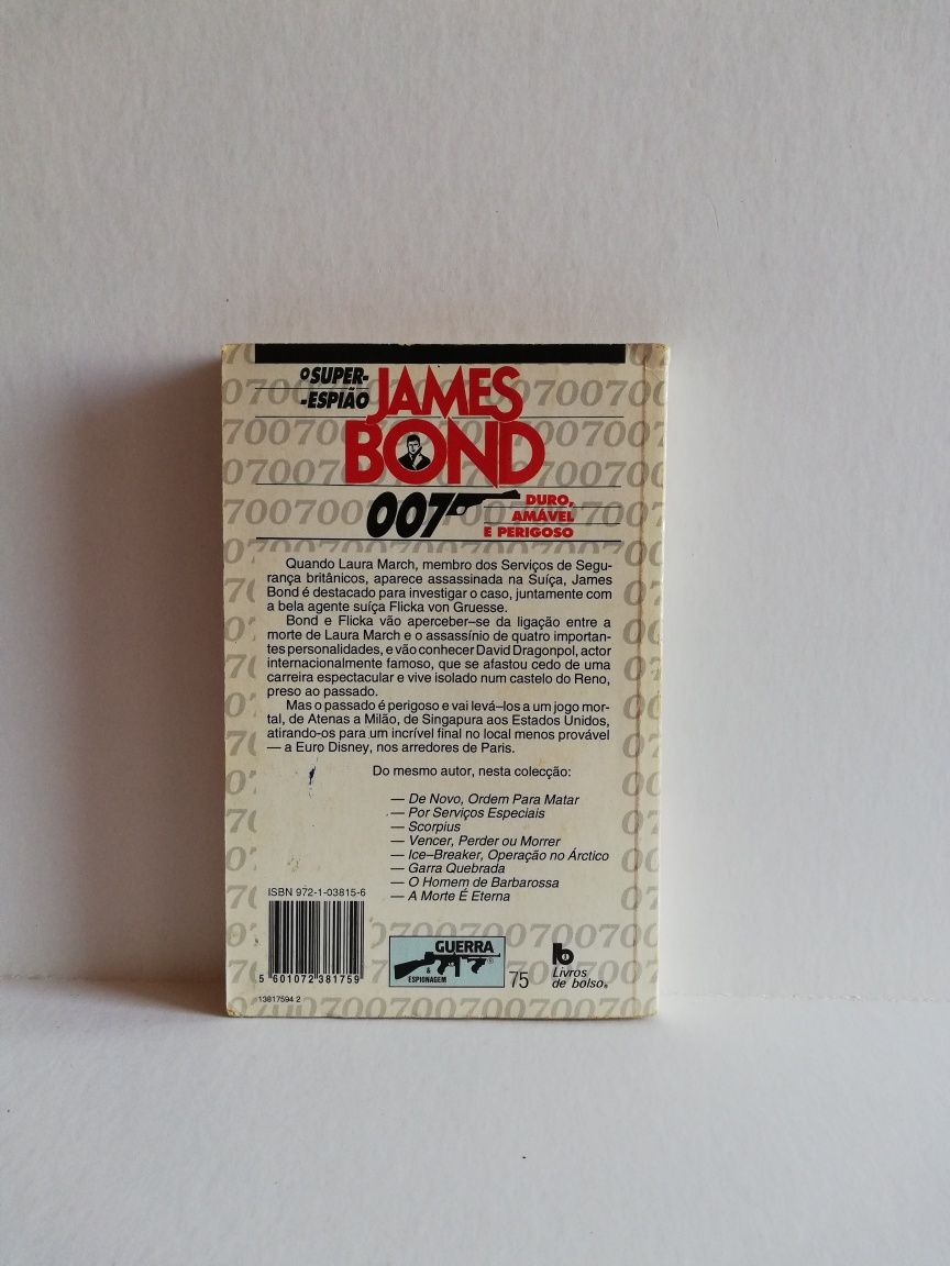 Livro James Bond: Nunca Mandem Flores, de John Gardner