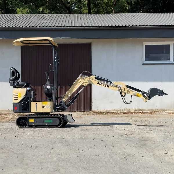 Minikoparka MEYER X1000 (skretne ramie,silnik KOOP) LEASING