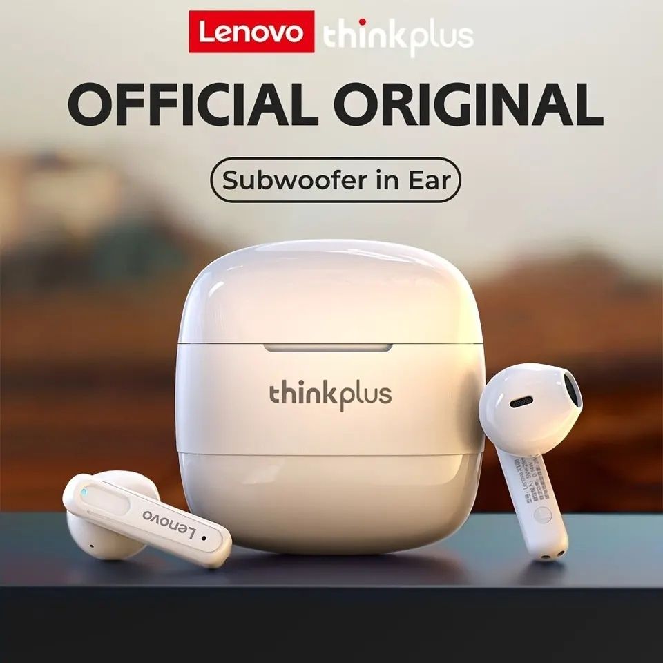 Бездротові навушники Lenovo ThinkPlus XT98 White