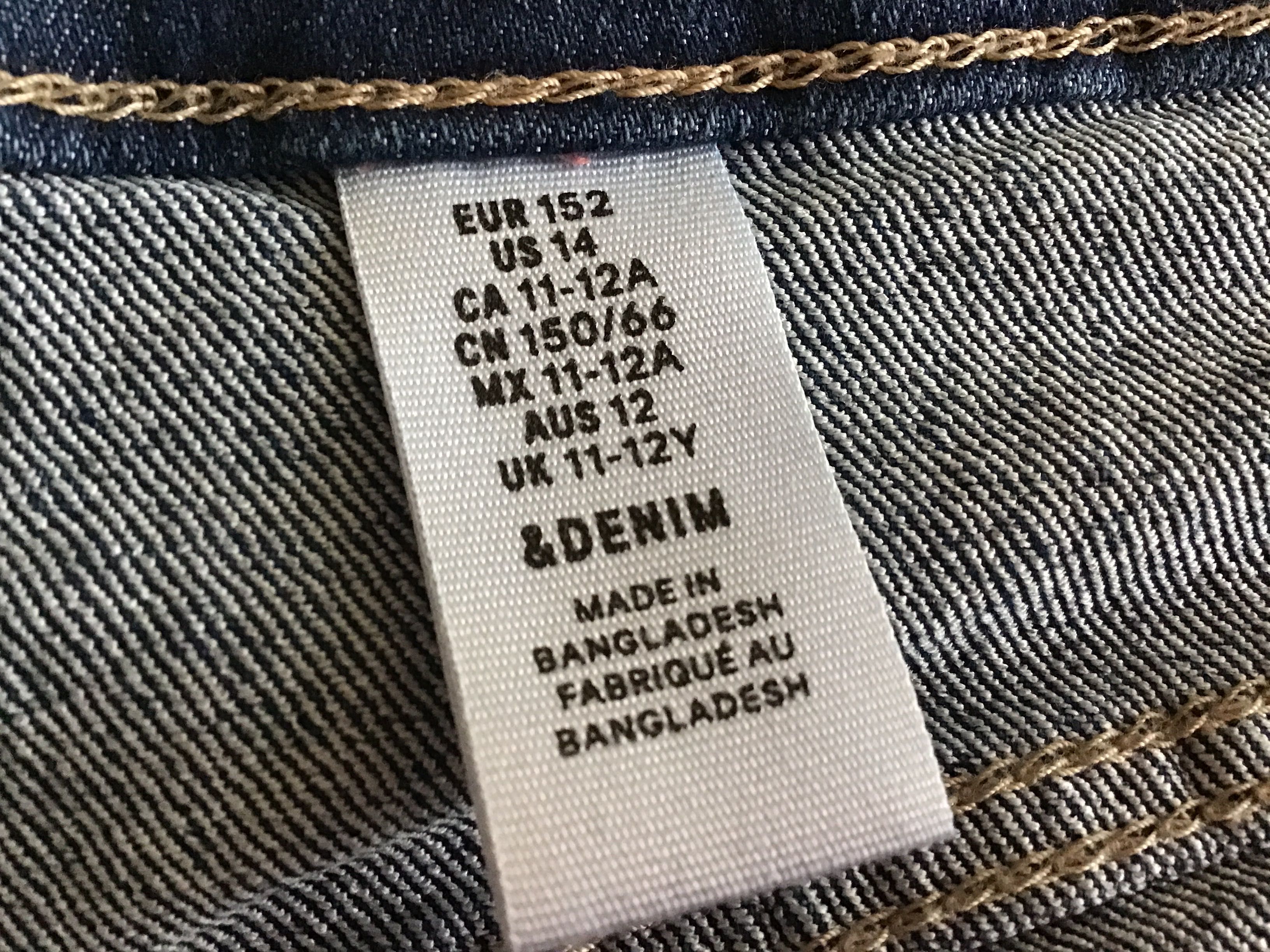 Krótkie spodenki dla dziewczynki  152 cm DENIM USA