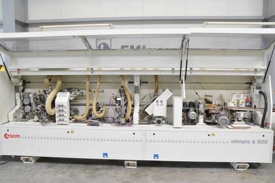 Okleiniarka SCM K800 - frezowanie wstępne