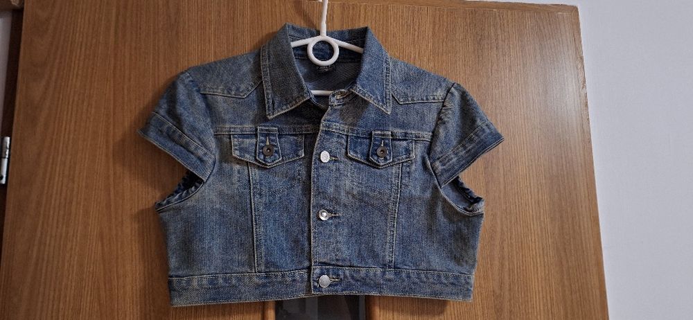 Kamizelka jeansowa