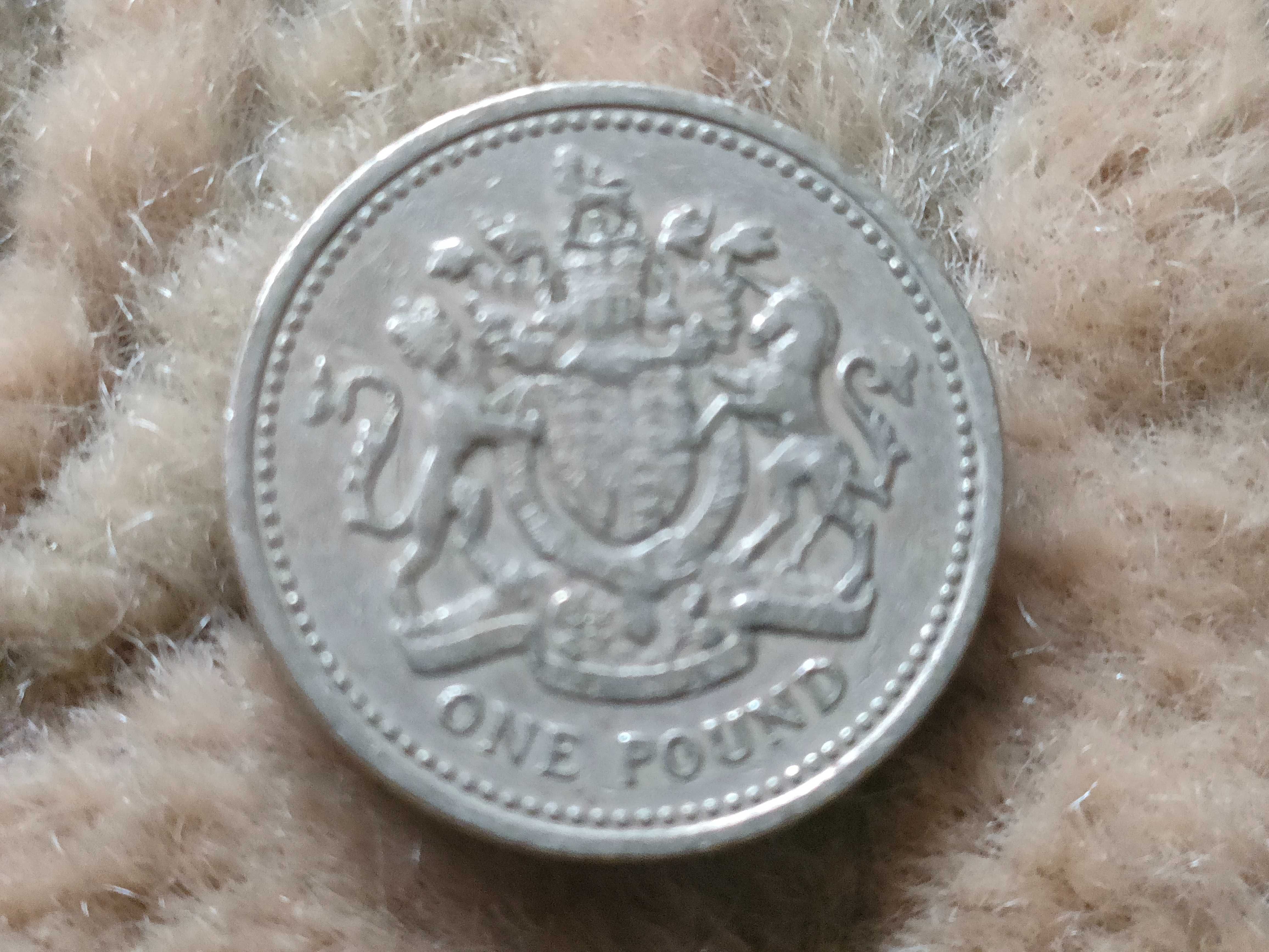 moeda de 1 libra de 1983