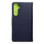 Kabura FANCY Book do SAMSUNG A35 granatowo limonkowy