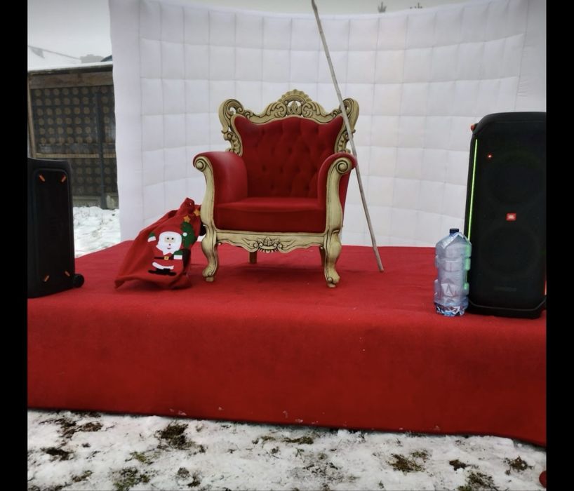 Kolejka świąteczna i spotkanie z Mikołajem