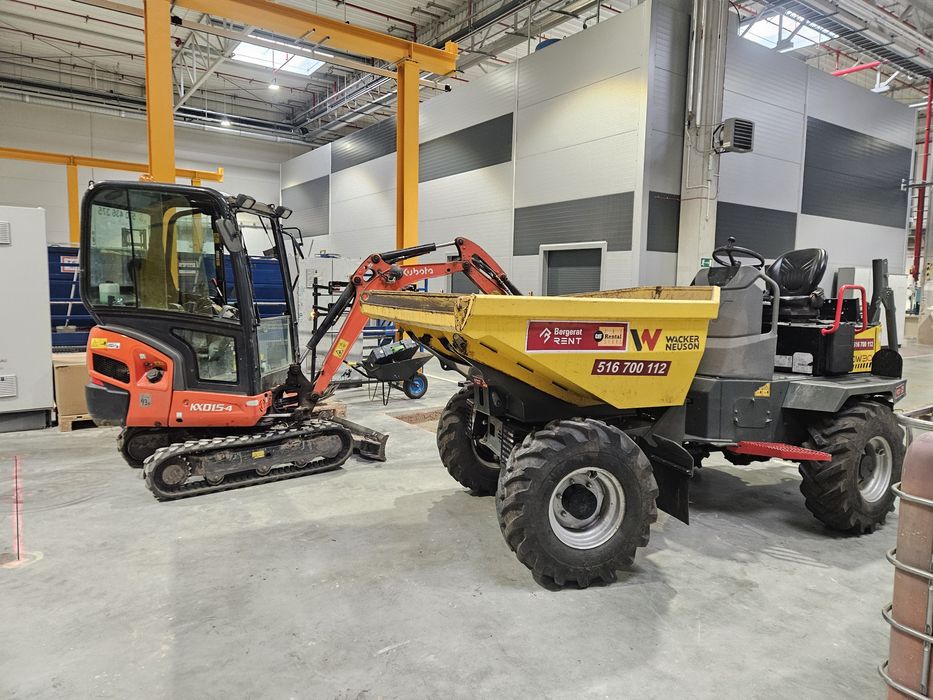 Usługi minikoparka Namysłow Bierutów wynajme miniładowarki bobcat