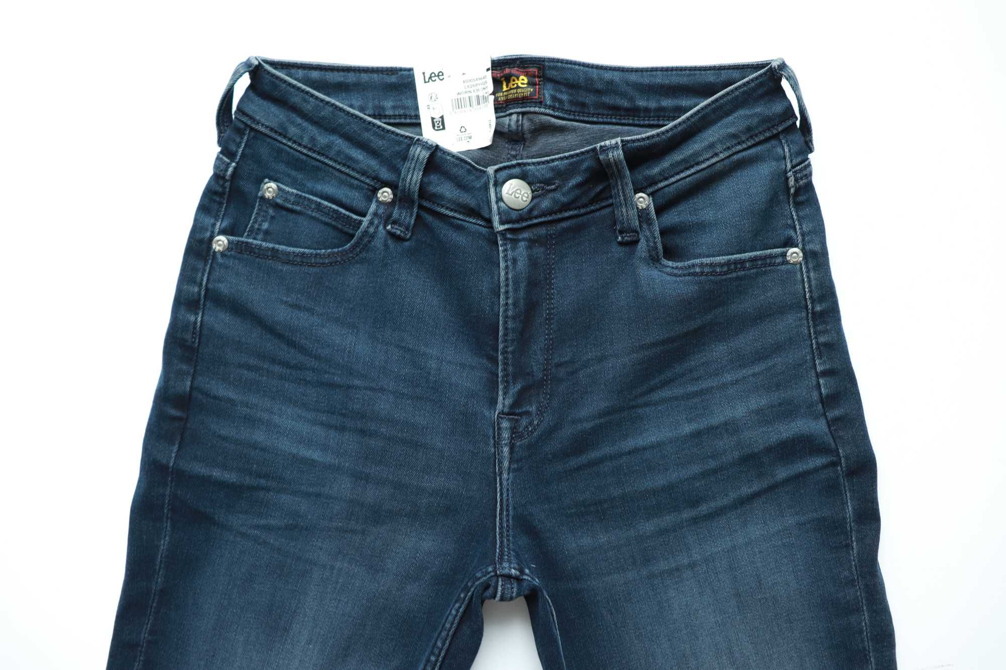 LEE SCARLETT HIGH W28 L31 damskie spodnie jeansy nowe skinny okazja
