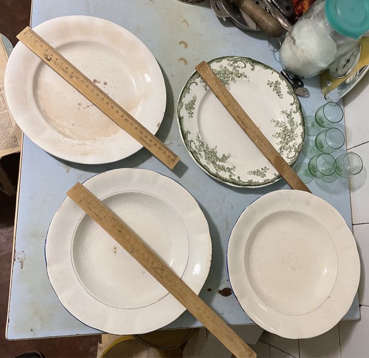 Тарелки фарфор Кузнецова антикварные, чашки фарфор