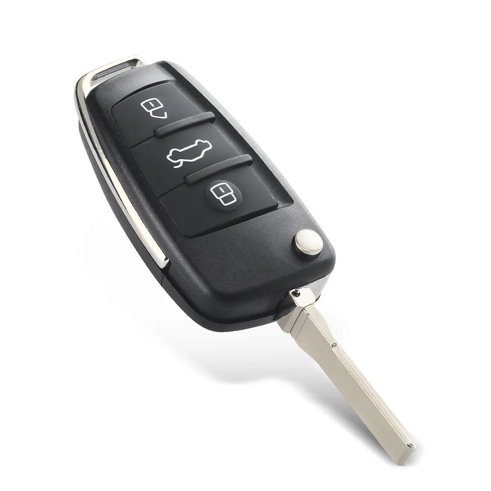 Carcaça capa chave Audi 3 botões (Novo) com Logótipo