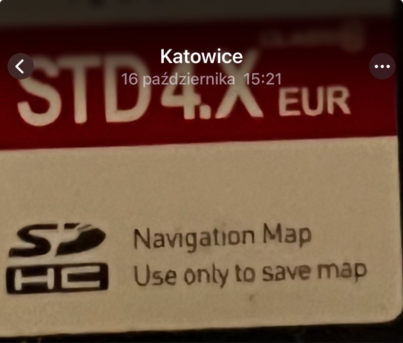 Kia Soul/Ceed karta pamieci z mapami nawigacja.