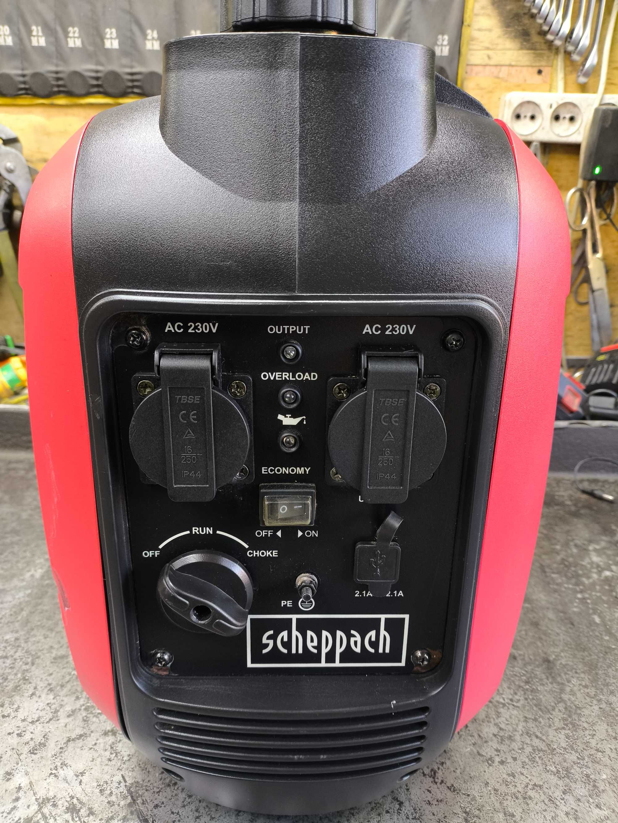 Инверторный генератор Scheppach 1800вт