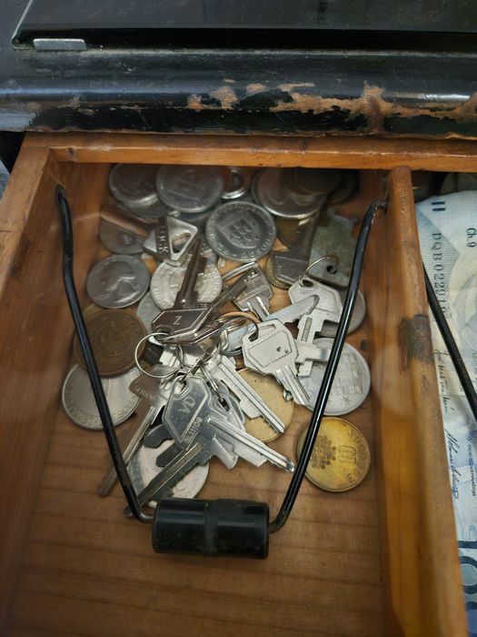 Máquina registadora antiga